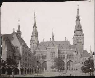 Rathaus, Aachen: Rückansicht