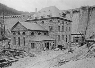 Bau der Diemeltalsperre/Diemel