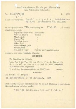 Angele, Ludolf