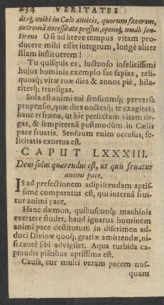 Caput LXXXIII.