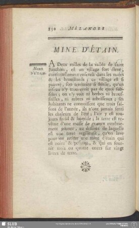 Mine D'Étain