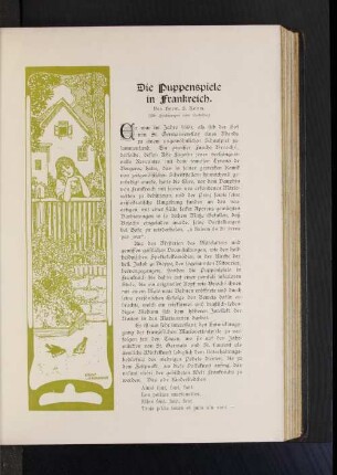Die Puppenspiele in Frankreich