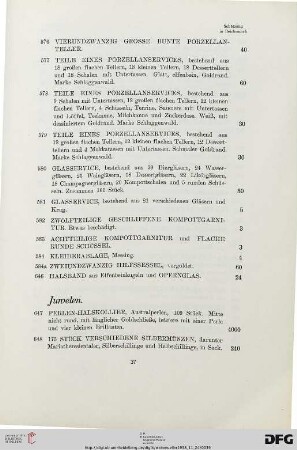 Juwelen (Nr. 647-692)