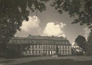 Gaußig, Schloss, Gartenseite