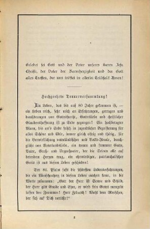Grabrede bei der Beerdigung des Herrn Gutsbesitzers Dr. Hermann Beckh von Rathsberg bei Erlangen auf dem St. Johannis-Kirchhof zu Nürnberg gesprochen von Herrn Pfarrer Wilhelm Sucro am 27. Aug. 1886