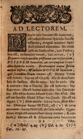 Veteris hominis per expensa quatuor novissima metamorphosis