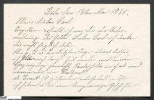 P[aula] Bosch an ihren Sohn Carl Bosch sen.