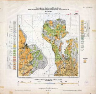 2049 Lassan, Geologische Karte von Deutschland
