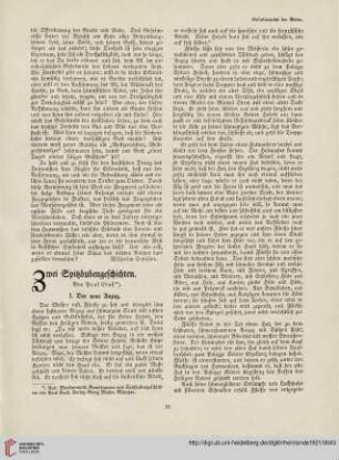 31: Zwei Spitzbubengeschichten