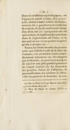 [Section Troisième] (unvollständig)