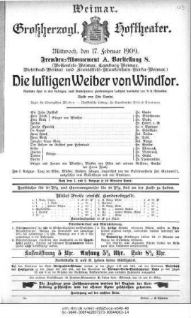 Die lustigen Weiber von Windsor