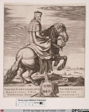 Bildnis Johann (Schweikard von Kronberg), 1604-26 Kurfürst u. Erzbischof von Mainz