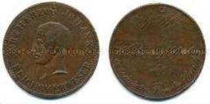 Medaille auf den Reichsverweser Erzherzog Johann