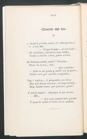 "Cuento del tio"