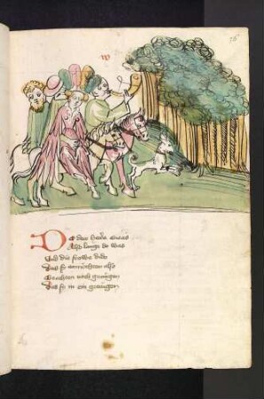 Eneas und Dido auf der Jagd
