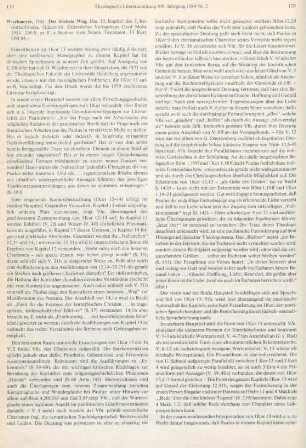 119-121 [Rezension] Wischmeyer, Oda, Der höchste Weg