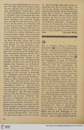 [Der in weitesten Kreisen bestbekannte Kunstkritiker]