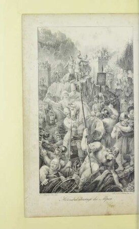 Hannibal übersteigt die Alpen