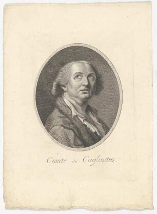 Bildnis des Alessandro di Cagliostro