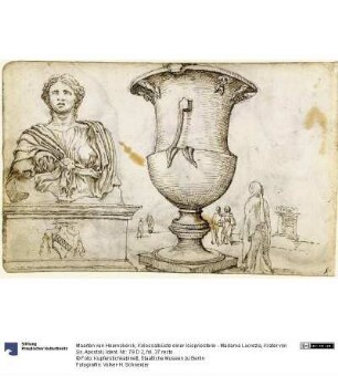Kolossalbüste einer Isispriesterin - Madama Lucrezia, Krater von Ss. Apostoli