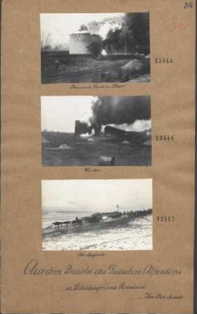Brennende Tanks in Ploesti