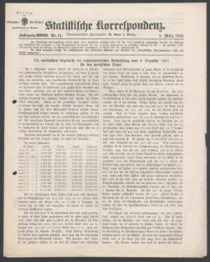 Statistische Korrespondenz