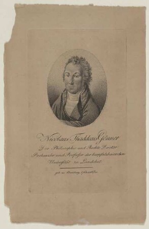 Bildnis des Nicolaus Thaddaeus Gönner