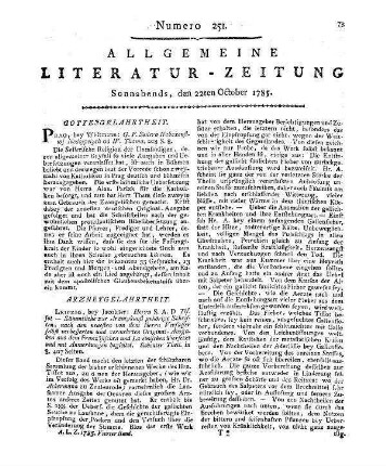 Hennings, A.: Über die wahren Quellen des Nationalwohlstandes, Freiheit, Volksmenge, Fleiß, im Zusammenhange mit der moralischen Bestimmung der Menschen und der Natur der Sachen. Kopenhagen, Leipzig: Pelt 1785