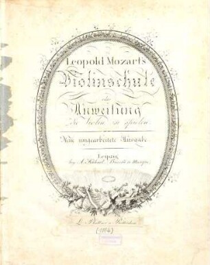 Violinschule oder Anweisung die Violin zu spielen