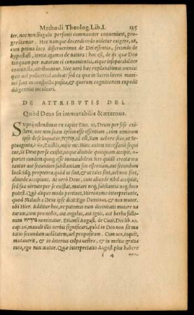 De Attributis Dei.