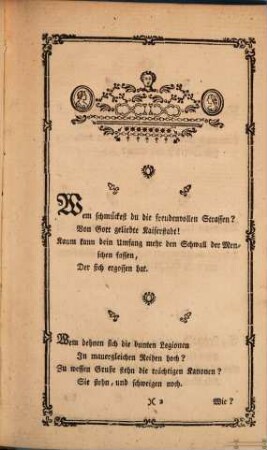 Lied auf die Ankunft des Großherzogl. Paares