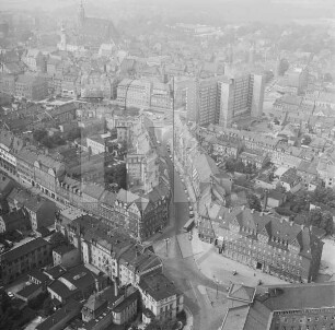 Innenstadt von Bautzen : Blickrichtung Nordwesten