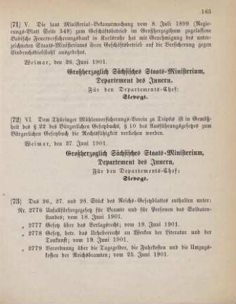 71. Ministerial-Bekanntmachung, betreffend Erweiterung des Geschäftsbetriebs der Badischen Feuerversicherungsbank in Karlsruhe