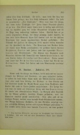 32. Pyrrhus. - Fabricius. 280