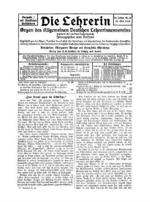 "Zum Kampf gegen die Schullüge"
