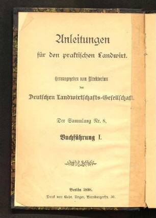 1: Einfache Buchführung