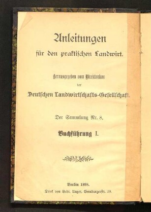 1: Einfache Buchführung