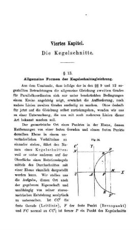 Viertes Kapitel. Die Kegelschnitte.
