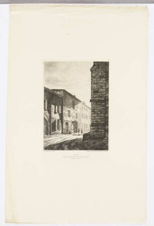 La Diana. Ancienne Salle des États de la province de Forez. Construite vers 1300, aus der Folge: "L’Illustration Nouvelle", 1872