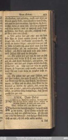 XXIX. Vom Gebet.