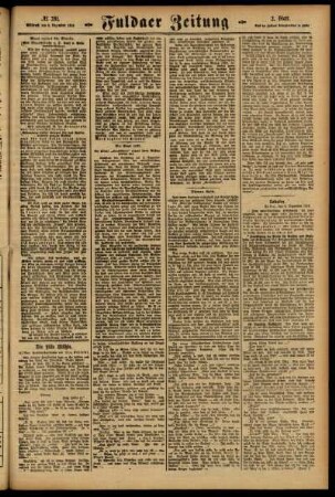 Zweite Ausgabe vom Mittwoch, den 06. Dezember 1916.