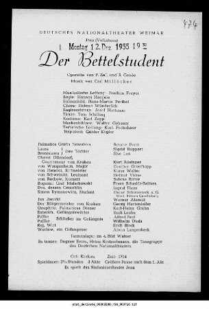 Der Bettelstudent