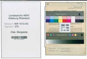 Entnazifizierung Margarete Olek , geb. 01.04.1911 ()