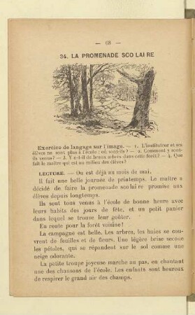 34. La promenade scolaire