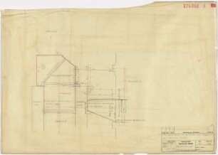 Grundrissskizze für den Einbau eines Ringlaufkühlers Maschine II