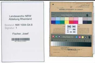 Entnazifizierung Josef Fischer , geb. 24.08.1895 (Betriebsleiter)