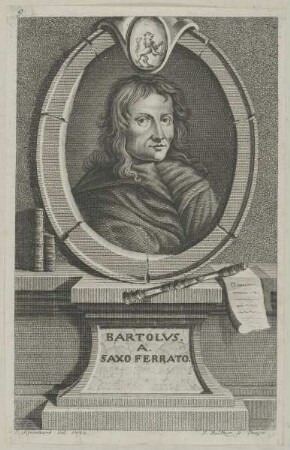 Bildnis des Bartolus a Saxo Ferrato