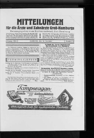 Dermatolog. Gesellschaft Hamburg-Altona.