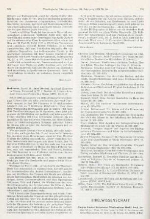 736-738 [Rezension] Corpus Sacrae Scripturae Neerlandicae medii aevi