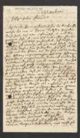 Brief von Carl Friedrich Philipp von Martius an August Emanuel Fürnrohr